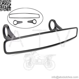 UTV Wide Rear Side View Center Mirror w/ 2" Roll Bar for Honda Talon 1000R 1000X