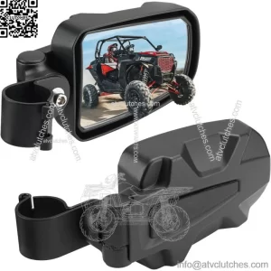 UTV Rear View Side Mirrors w/1.75" Roll Bar For Polaris RZR 900 S 1000 XP Honda
