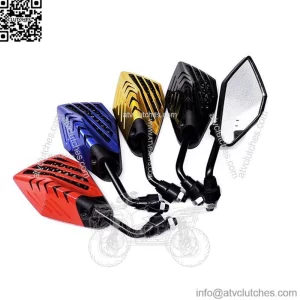 For Yamaha V Star 650 XVS650 250 1100 Pair Motorcycle Rear View Wing Mirror