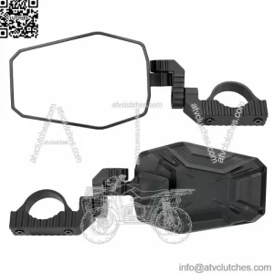 1.65"-2" Rear View Side Mirrors For Polaris PRO XP CFMOTO ZForce 950/1000