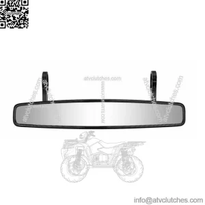 UTV Wide 15" Rear View Mirror 1.75" Clamp For Polaris 800 1000 XP 900 1000 S