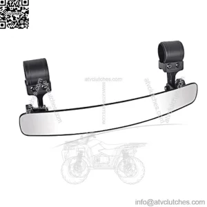 16.5" Ultra View UTV RearView Mirrors with 1.75-2.0" Clamps Compatible with Polaris RZR 800 900 1000 Turbo, Can Am Maverick, Honda Pioneer Talon, Kawasaki SXS UTV Mirror - Fit Until 2023