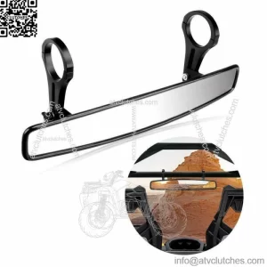 UTV 1.75" Rear View Center Convex Mirror For Polaris RZR 800 900 XP 1000 Yamaha (For: John Deere Gator CS)