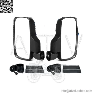 Xprite UTV Side Rear View Mirrors 1.75" Roll Bar For Polaris RZR 570 900 XP 1000 (For: John Deere Gator CS)