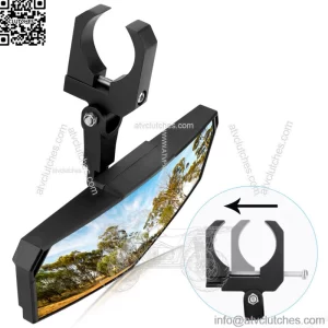 UTV Rear Center View Mirror For 1.65"-2" Polaris RZR 900 1000 Can Am Maverick X3 (For: John Deere Gator CS)