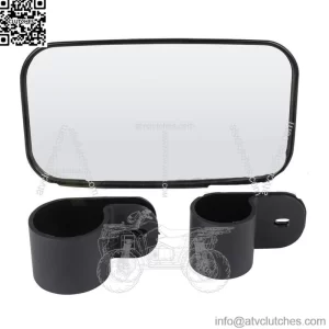 Rear Side View Mirror 1.5" 1.75" 2" Clamp For Polaris Ranger 400 Yamaha UTV ATV (For: John Deere Gator CS)