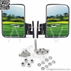 Golf Cart Side Mirrors, Rear View Mirror for Yamaha Club Car EZGO Parts