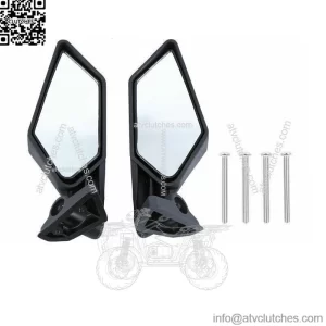 Racing Side Mirrors For Can-Am Maverick X3 MAX R UTV Off-road 2017-19 715002898#