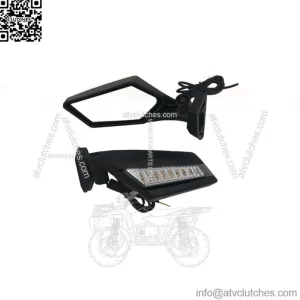 UTV Side Mirrors + LED Turn Signal Light For Can-Am Maverick X3 1000 #715002898
