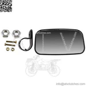 Rear View Mirror for John Deere Gator HPX XUV 550 560 590 625 835 Black (For: John Deere Gator HPX HPX815E)