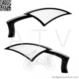 New Paul Yaffe Bagger Nation Black Power Mirrors Mirror Pair Set Harley Touring (For: Harley-Davidson)