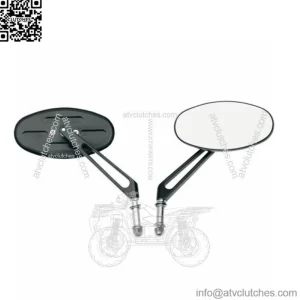 Arlen Ness Black Stealth II Mirrors Mirror Set Harley Sportster Softail Bobber (For: Harley-Davidson)