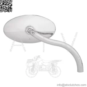 Arlen Ness Chrome Cateye Custom Single  Mirror Harley Sportster Softail Bobber (For: Harley-Davidson)