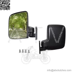 Golf Cart Side Mirrors Rear View Mirrors EZGO Club Car Yamaha ATV