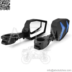 UTV Rear View Side Mirrors 1.75"- 2" Roll Bar For Honda Talon Can Am Yamaha YXZ (For: More than one vehicle)