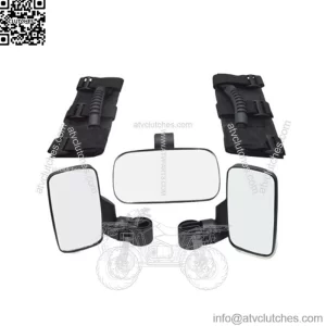 Roll Bar Rear Side Center View Mirror For Textron Stampede 900 Kymco UXV ZFORCE (For: More than one vehicle)