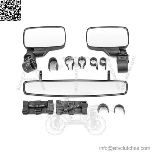Rear Side View Center Mirror W/Handles For Kawasaki Teryx KRX 1000 Teryx 750 800 (For: More than one vehicle)