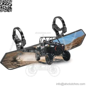 UTV Center Rear View Mirror For 1.65"-2" CFMOTO ZForce 950/1000 Kubota RTV X1140 (For: More than one vehicle)
