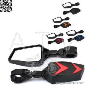 1.75" UTV Side View Mirrors For 2020 Polaris RZR PRO XP Honda Talon 1000R 1000X (For: More than one vehicle)