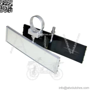 Axia Alloys Aluminum 9" Panoramic Mirror & Clamp Polaris Yamaha Kawasaki (For: More than one vehicle)