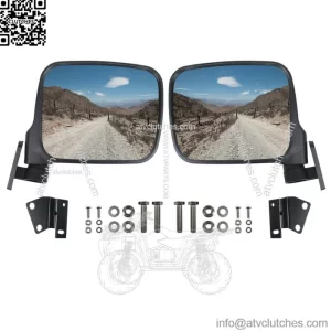 2pcs LH&RH Side Rear View Mirrors Compatible with Kawasaki Teryx 800 2016-2023 (For: More than one vehicle)