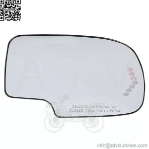 Fit For 03-07 ChevyGMC Cadillac Passenger Side Mirror Glass Heated w/Turn Signal (For: More than one vehicle)