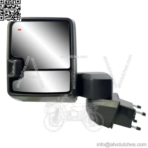 Driver Left Side Chrome Tow Mirror for 19 to 24 Chevrolet Silverado GMC Sierra (For: More than one vehicle)
