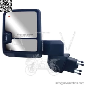 Driver Left Side Black Tow Mirror for 19 to 24 Chevrolet Silverado GMC Sierra (For: More than one vehicle)