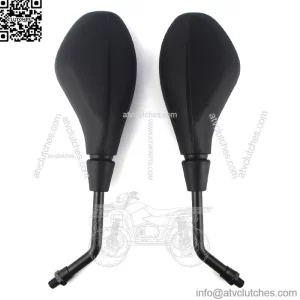 Universal ATV Side Rear View Mirror w/ 7/8 Handlebar Mount for Polaris Honda NEW