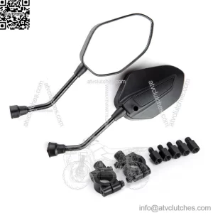 Universal Rear view Side Mirrors For ATV Kawasaki Suzuki Honda 7/8" Handle Bar