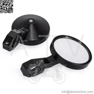 Motor Rear View Side Mirrors Adjustable For 1.75 Inch UTV ATV Bad Boy MTV