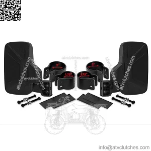 UTV Side Mirrors, UTV Mirrors for 1.75"/2" Roll Bar Heavy-Duty Aluminum Rear View Mirror Adjustable Bracket for Off-Road, Polaris Rover/RZR, Yamaha Rhino, Gatorade, Honda Pioneer, Kawasaki (1.75??/2??)