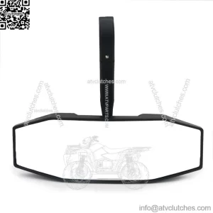 Rear View Center Side UTV ATV Mirror Black 1.75" Bar For Polaris General RZR XP