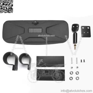 UTV Rear View Mirror, Frokom RZR center rear view mirror for 1.75"-2" Roll Bar Cage fits Polaris RZR 1000 XP Turbo PRO XP R Talon pioneer 1000 YXZ 1000 Teryx Kawasaki Mule,Convex&Adjustable