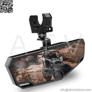 Adjustable UTV Center Rear View Mirror For 2017-2024 Can Am Maverick X3 Max RR