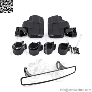 2" Breakaway Side & Rear View Mirrors For UTV Polaris RZR 900 800 XP1000 Yamaha