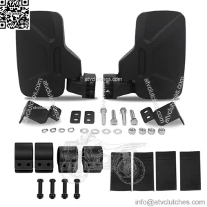 UTV Side Mirrors For 1.6" - 2" Roll Cage Bar