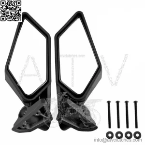 Racing Side Mirrors for Can-Am Maverick X3 XRS/XDS MAX (2017-2025) ?C UTV Rear View Upgrade
