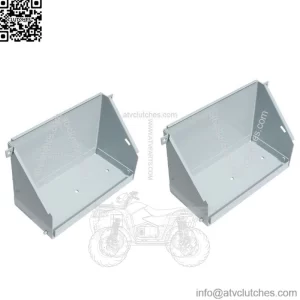 (2) New Battery Boxes fits Oliver 1550 1600 1650 White 2-62 2-70 108016A