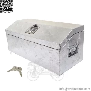 30" x 13" x 13" Tool Box Aluminum for ATV Car Trailer Pickup Truck Trunk Storage
