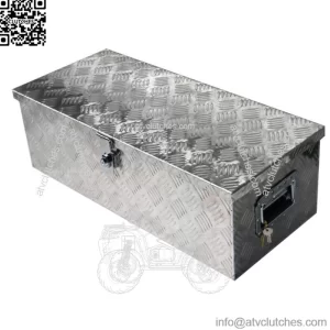 30" x 13" x 10" Aluminum Truck Tool Box for Camper Pickup Flatbed RV Truck Bed