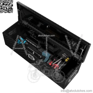 49"X15"X15" Aluminum Heavy Duty Pickup Truck Bed Storage Tool Box with Lock