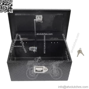 Black 20Inch Aluminum Diamond Plate Tool box  For Truck,Trailer, or RV