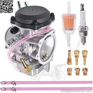 40mm Kit Carburetor 27421-99A Replacement for Sportster 1200 XLH1200 Sportster 883 XL883 Softail Dyna Touring CV40 Super Glide Carb