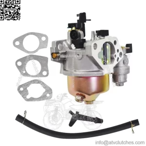 16100-ZF6-V01 Carburetor W/Fuel Line Fit For Honda GX340 GX390 11HP 13HP