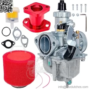 212cc Carburetor Carb And Mainfold Racing Intake Pipe Come With Air Filte VM22 196cc GX160 GX200 CT200U KT196 Mikuni Predator Moto Mini Bike Go Kart Motorcycles