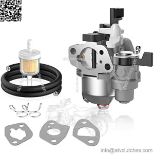 Carburetor with Gasket Set Replacement for KT196 196cc 5.5HP 6.5HP OHV Engine Go Kart Carb