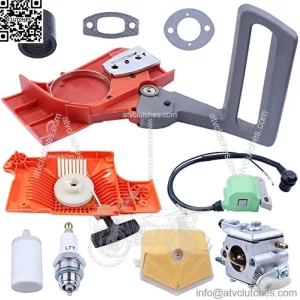 Chain Brake Clutch Cover Starter Ignition Coil Carburetor for Husqvarna 51 55