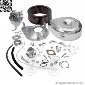 Super E Carb Carburetor Complete Kit Intake 1966-78 O Ring Harley Shovelhead (For: Harley-Davidson)