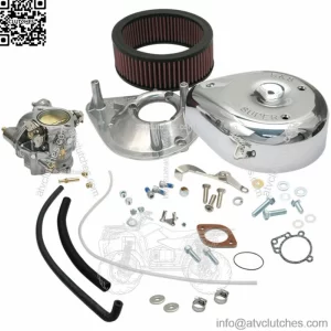 Super E Shorty Carb Carburetor Upgrade Kit 36-84 Harley Panhead Shovelhead (For: Harley-Davidson)